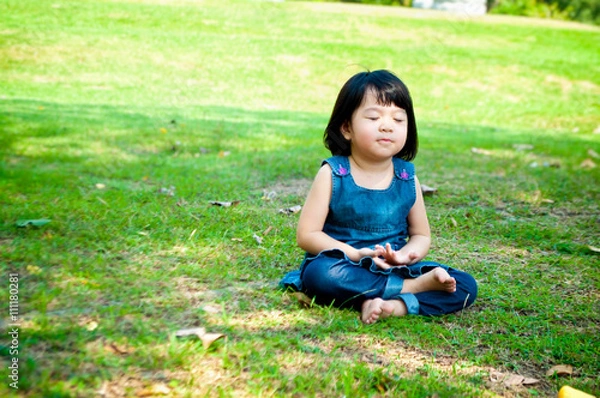 Obraz Meditating girl