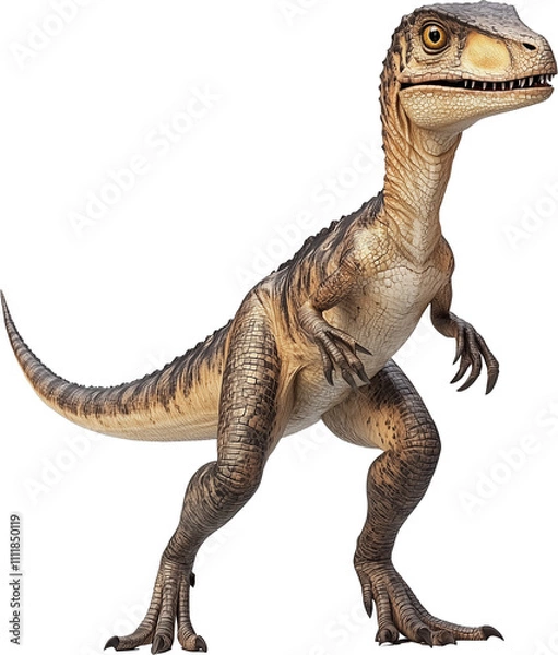 Fototapeta 사실적이고 디테일한 벨로시랩터