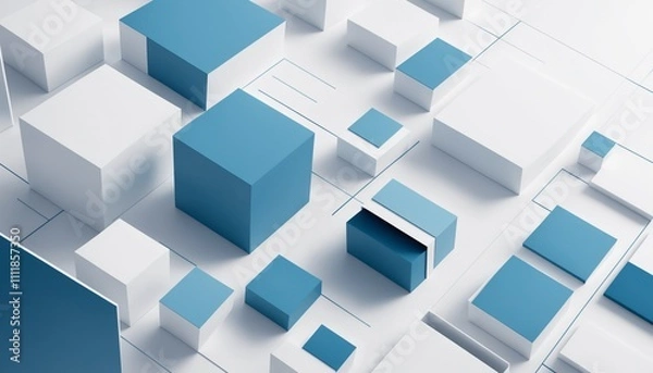 Fototapeta abstract blue background