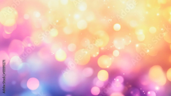 Fototapeta Calming blend of morning hues creating an inspiring backdrop for relaxation and creativity