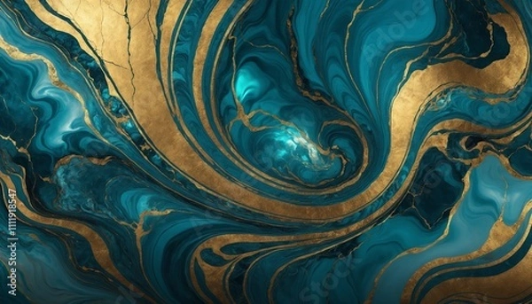 Obraz blue and yellow