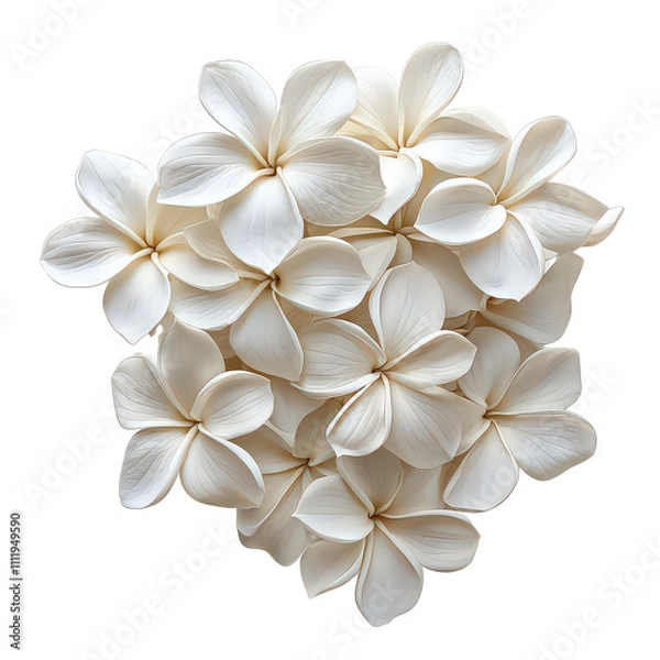 Obraz Temple tree flower isolated on transparent background