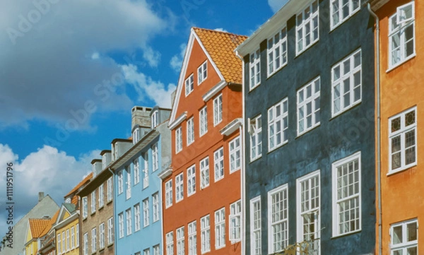 Fototapeta Copenhagen, the colorful city