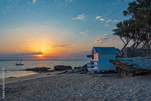 Fototapeta Plage des Dames, île de Noirmoutier