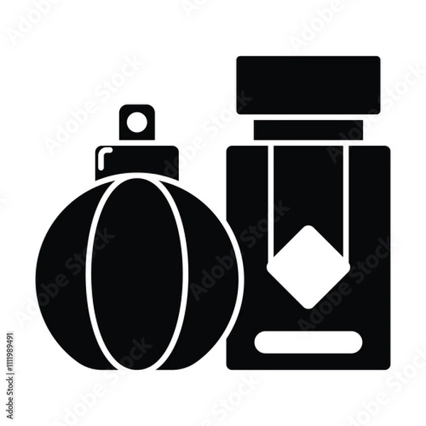 Fototapeta Perfume icon vector on white background