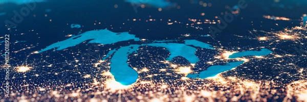 Obraz Great Lakes, America