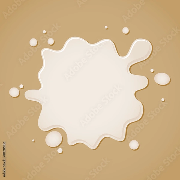 Fototapeta Milk Splatter Drop Splash