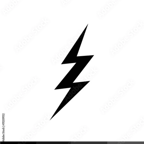 Obraz Lightning icon illustration design