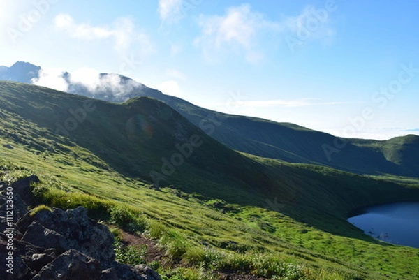 Obraz 夏の日本百名山「鳥海山」