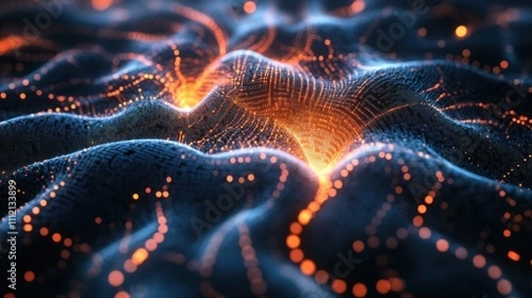 Obraz Abstract Digital Landscape