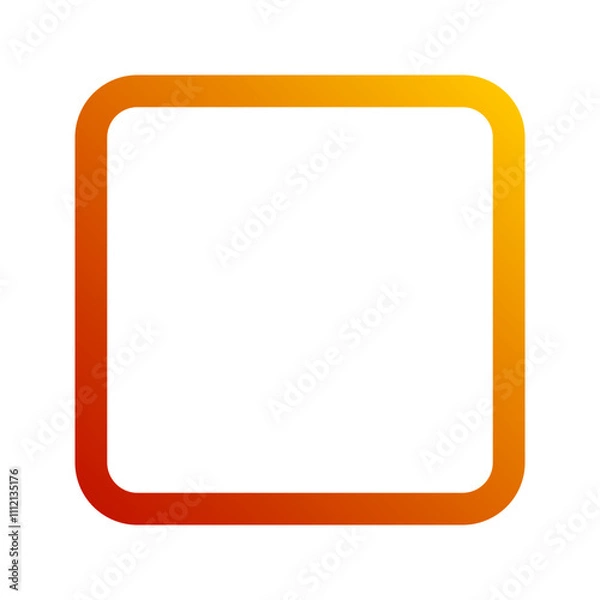 Fototapeta stop button gradient icon