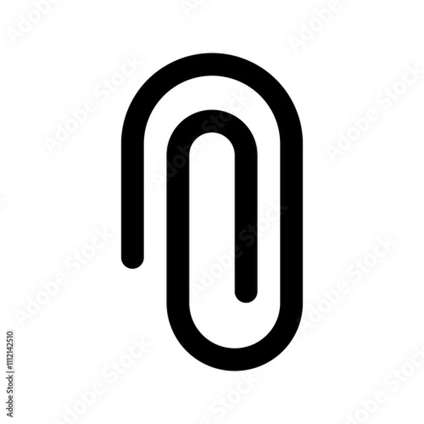 Obraz attachment line icon