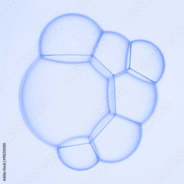 Fototapeta Abstract background of soap bubble