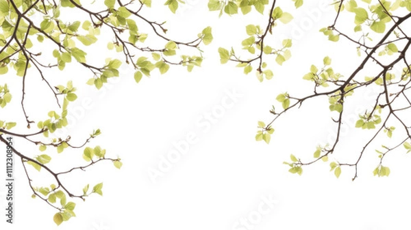 Fototapeta Tree branch transparent background