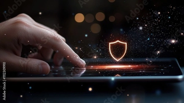 Obraz Enhancing digital security protecting your data through innovative technology solutions in a connected environment