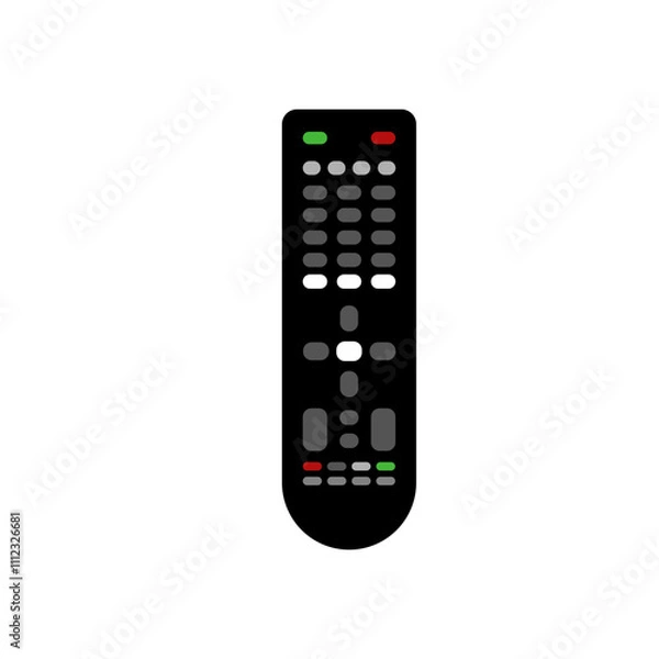 Fototapeta Professionally drawn remote control illustration