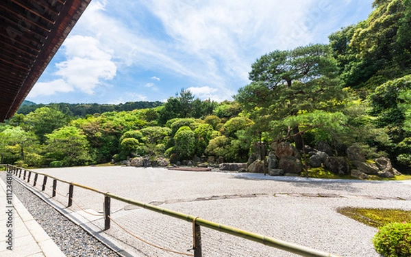 Fototapeta 京都　金地院　鶴亀の庭