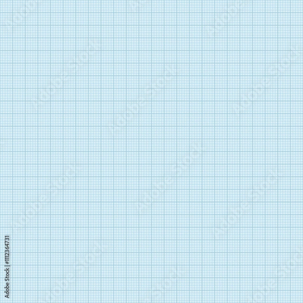 Fototapeta a blue graph paper blank seamless pattern