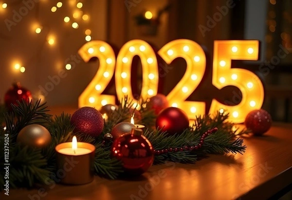 Obraz A realistic and high-quality photo of a snowy city square at night. A massive, beautifully decorated Christmas tree stands at the center, adorned with shimmering lights, ornaments, and a glowing star 