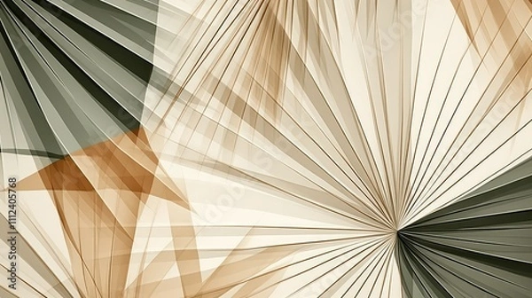 Fototapeta minimalist palm leaf simple