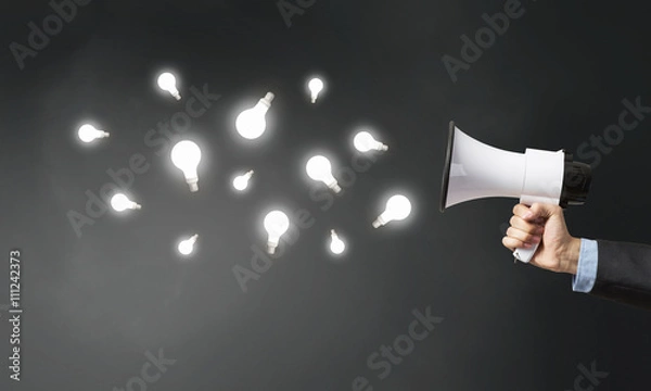 Obraz Announcing successful idea