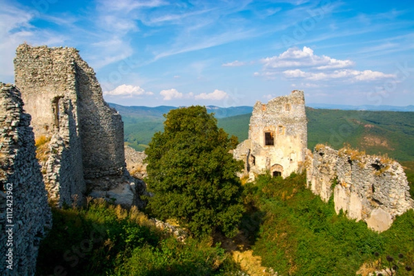 Fototapeta Medieval castle of Gymes in Slovakia