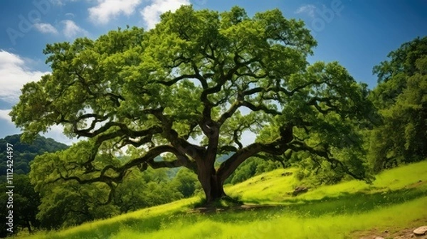 Obraz branches simple oak tree