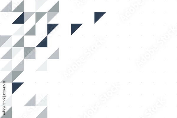 Obraz Abstract geometric triangular polygon style illustration geometr