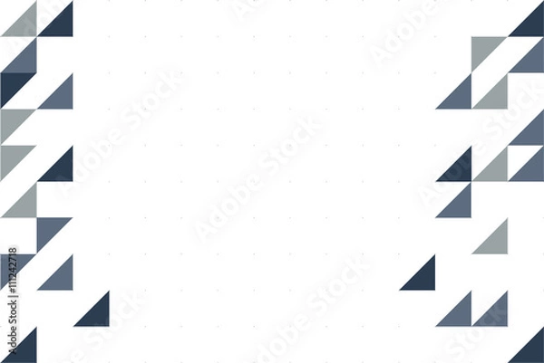 Obraz Abstract geometric triangular polygon style illustration geometr