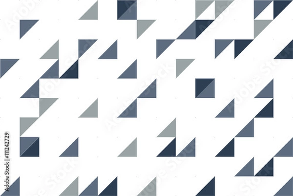 Obraz Abstract geometric triangular polygon style illustration geometr