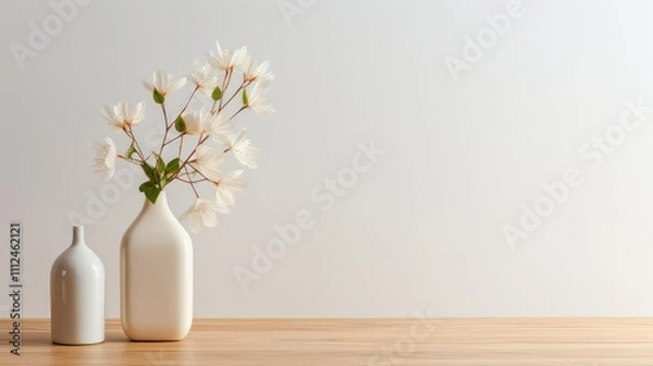 Fototapeta elegance light wood surface