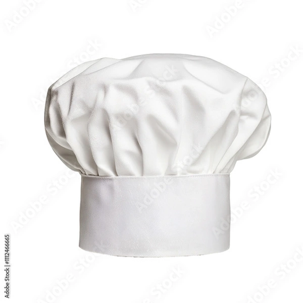 Obraz Classic chef hat for culinary professionals. transparent background