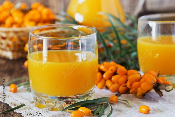 Obraz  Sea buckthorn soft drink