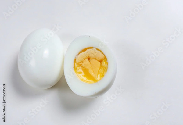 Obraz egg on white background