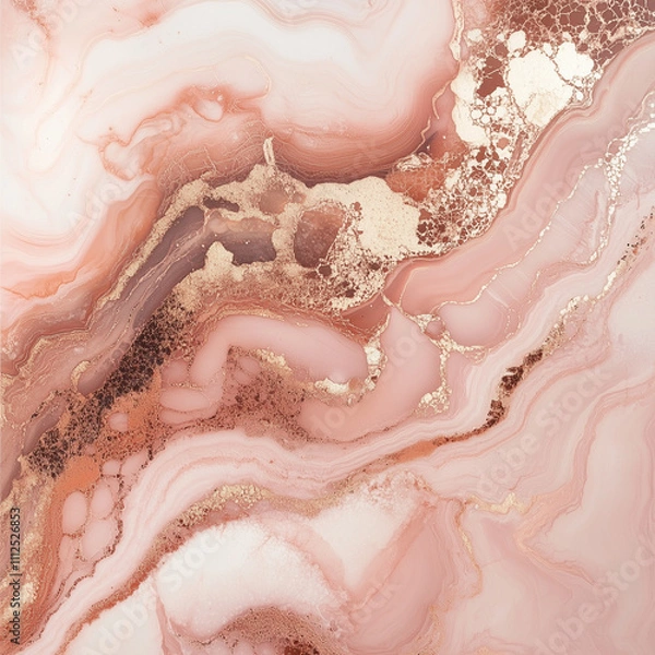 Obraz Backgrounds Rose Gold Marble Background