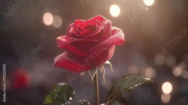 Obraz A beautiful rose, Close up.