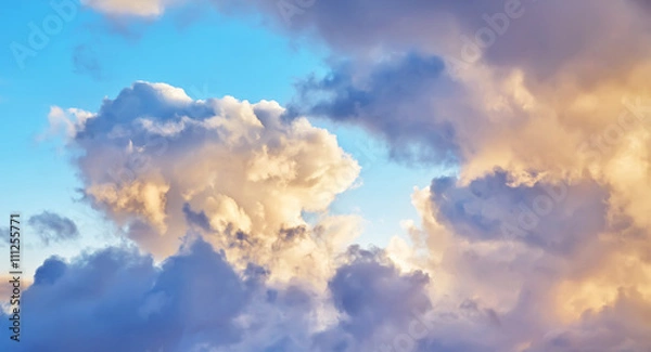 Obraz beautiful clouds at sunset