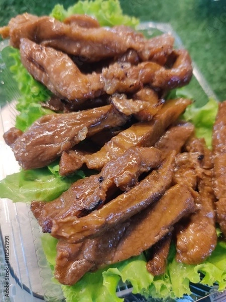 Obraz Thai-style grilled pork: A flavor explosion