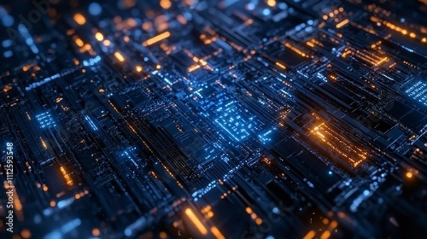 Obraz  Background for an Information Technology Company or Background 9
