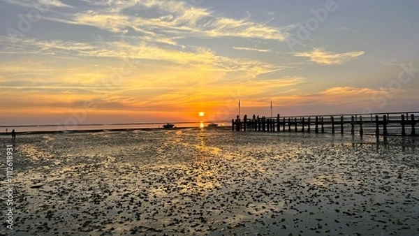Obraz Sonnenuntergang am Meer / Sunset by the Sea