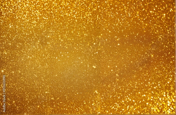Obraz the sparkle of gold glitter texture warm glowing effect, luminous layers of glitter catching light