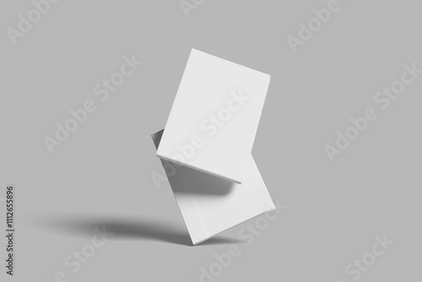 Fototapeta Floating A5 Book Mockup for showcasing your design to clients