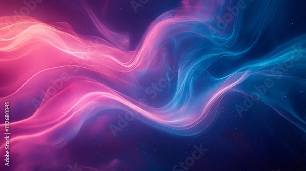 Fototapeta Elegant Swirls of Colorful Smoke in Dynamic Motion