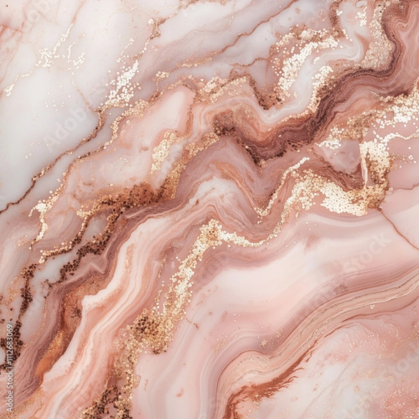 Obraz Backgrounds Rose Gold Marble Background