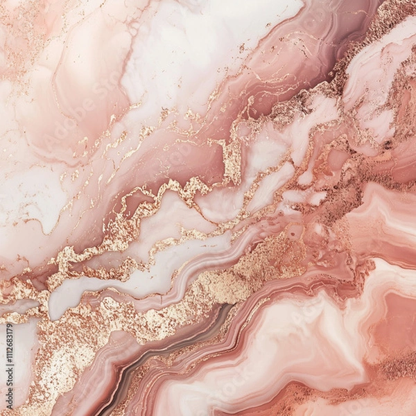 Obraz Backgrounds Rose Gold Marble Background