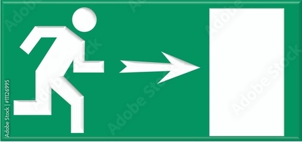 Obraz Exit sign