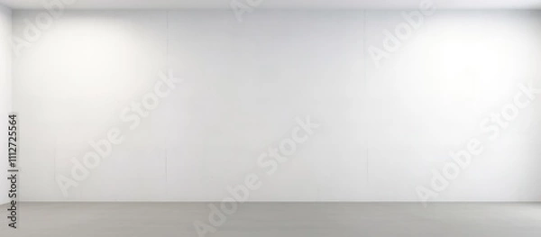 Fototapeta square minimalist white wall floor room backgrounds mockup contemporary apartment condo home house product presentation advertisement corner ceiling lighting