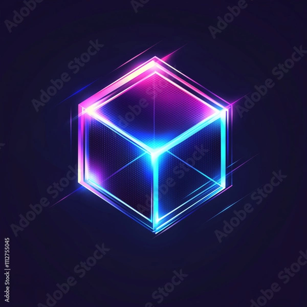 Fototapeta abstract blue background with stars