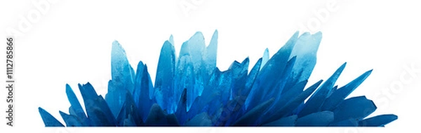 Fototapeta Png transparent. Collection of ice crystals. Cold frozen blocks or ice mountain, winter decoration for design. Iceberg broken pieces of ice. Snowy elements.
