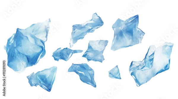 Obraz Icebergs transparent background